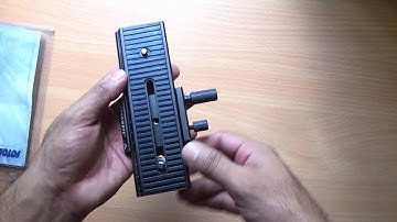 Macro focusing rail handson video photosquare