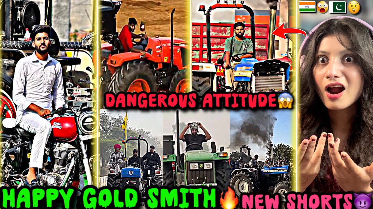 reaction Happy Gold smith dangerous😱attitude😈videos🔥/shorts 