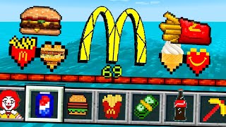 ¡Minecraft PERO hay CORAZONES de McDonalds!  SILVIOGAMER MINECRAFT PERO