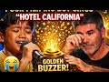 This Poor Filipino Boy Sang “Hotel California”… Simon Cowell CRIED &amp; Hit GOLDEN BUZZER 😭