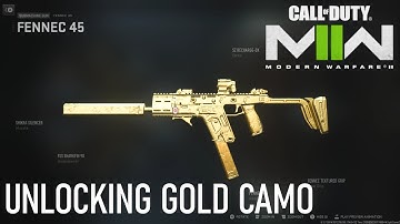CALL OF DUTY - MODERN WARFARE 2 - FENNEC 45 SUBMACHINE GUN - UNLOCKING GOLD CAMO