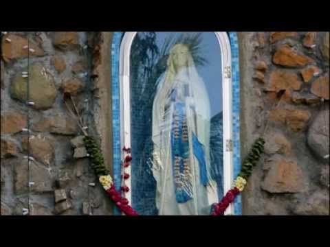 Statue of Mary Lourdes Grotto Perambur Church Miracle 2014