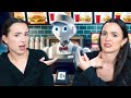 We ate at the worlds first ai restaurant   merrell twins