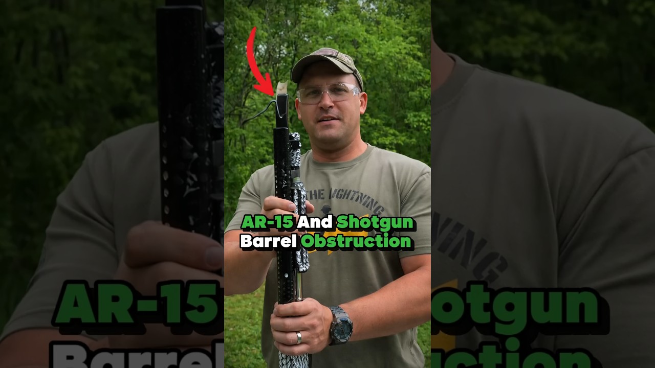 Barrel Obstructions Test on an AR-15 and Shotgun