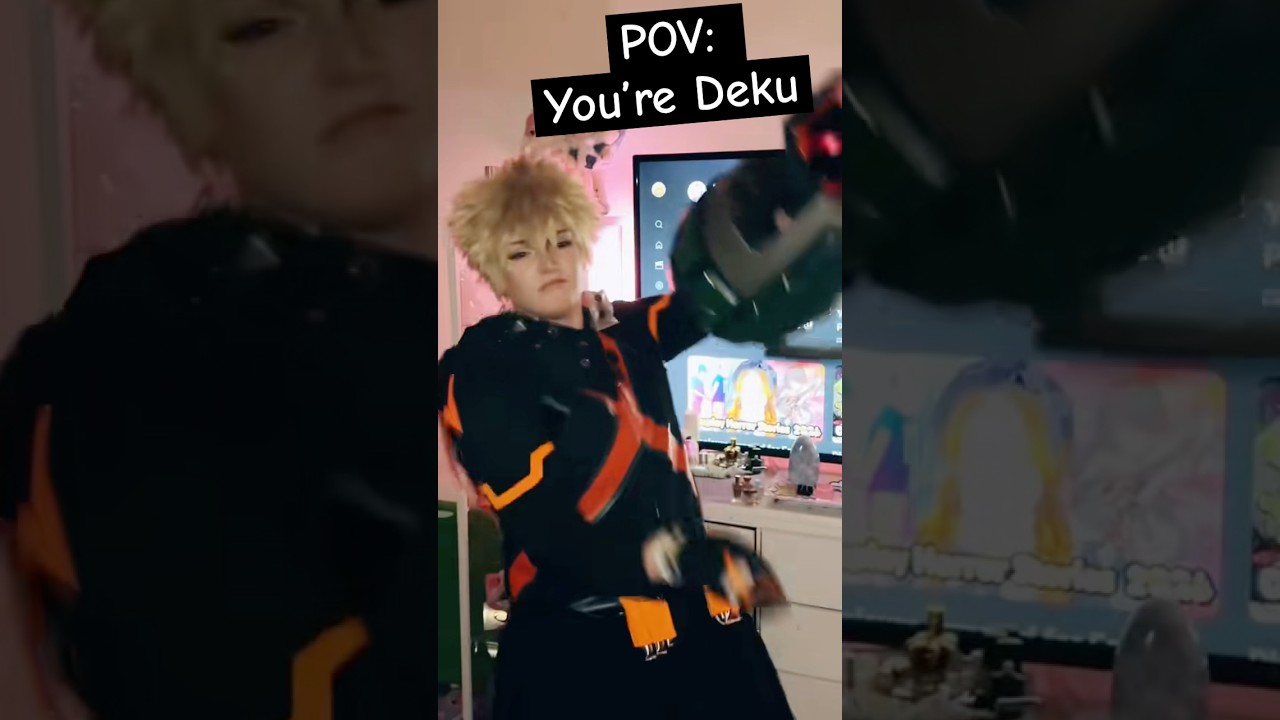 Don’t😡Watch till the end #bakudeku #bakugou #deku #mha #bnha #cosplay #animecosplay #mhacosplay