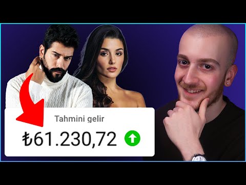 Türk Ünlü Videoları ile Aylık 60.000TL Kazanmak! - YouTube Para Kazanma