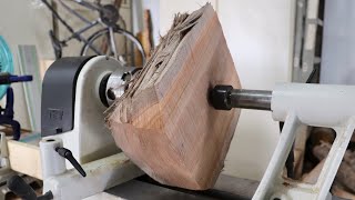 Wood Turning a Humble Log into a Bowl