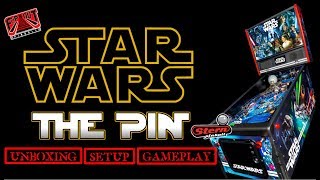 Star Wars: The Pin by Stern Pinball - Unboxing, Setup, & Gameplay
