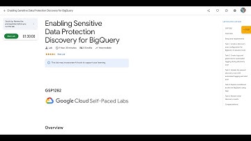 Qwiklabs | Enabling Sensitive Data Protection Discovery for BigQuery [GSP1282]