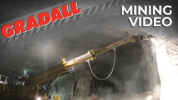 Gradall Specialty Excavators for Mine Scaling