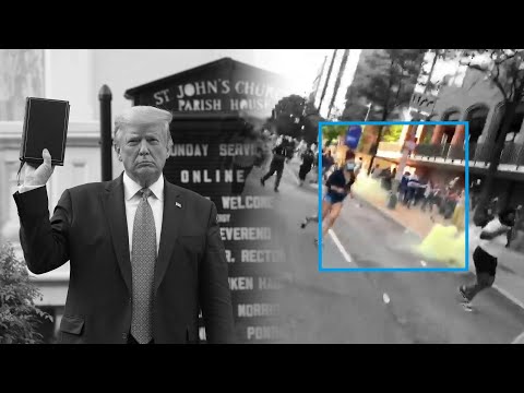 A video timeline of the crackdown on protesters before Trump’s photo op