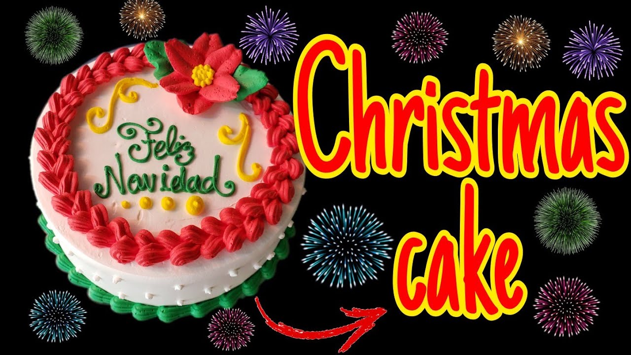 Cómo hacer un pastel decorado fácil para Navidades - Blog material