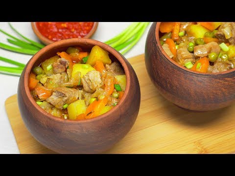 Калорийность тушеная картошка с курицей в мультиварке