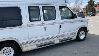 Beautiful 1995 Ford Conversion Van With Low Miles!