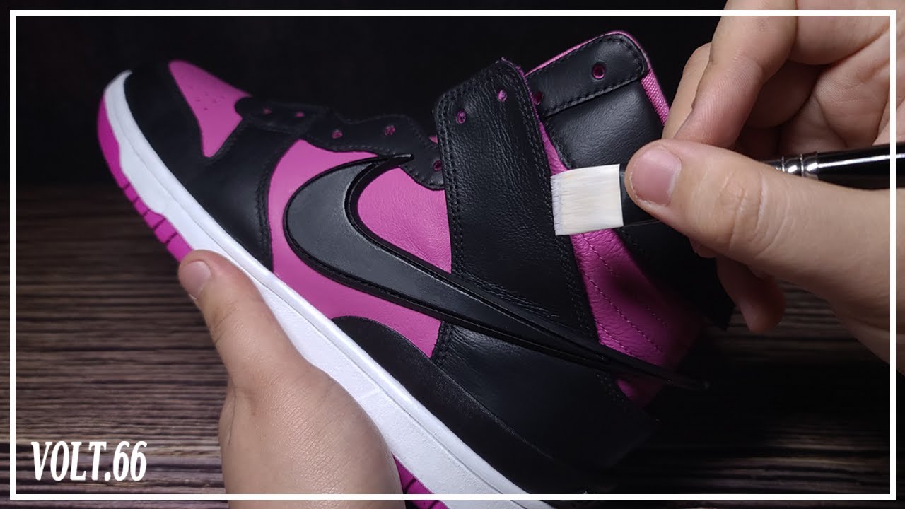 [Custom Shoes] NIKE Dunk High AMBUSH Black Pink Custom