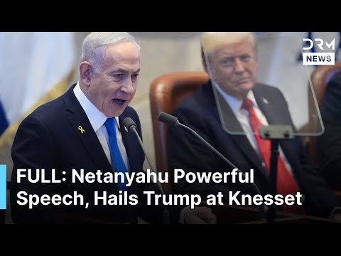 FIERY REMARKS: Israeli PM Netanyahu Delivers Powerful Speech With Trump at Knesset | AC1B