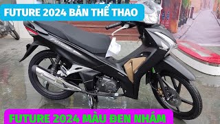 Future 125cc 2024. Review Honda Future 2024 mới nhất bản đặc biệt màu đen nhám #future2024