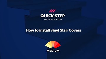 How to install Quick-Step vinyl stair covers