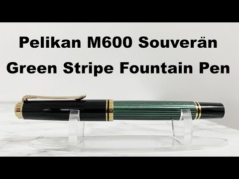 ペリカン　Pelikan  K600  Green Stripe Pelican Pelikan [600] Suberen ballpoint pen Twist type K600