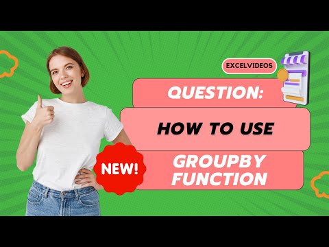 GROUPBY Function in