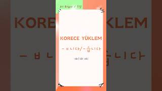 Korece Dilbilgisi -Dır-Dir Eki