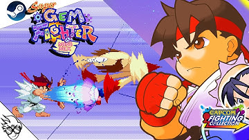 Capcom Fighting Collection - Super Gem Fighter Mini Mix - Ryu [Playthrough/LongPlay] (Steam)