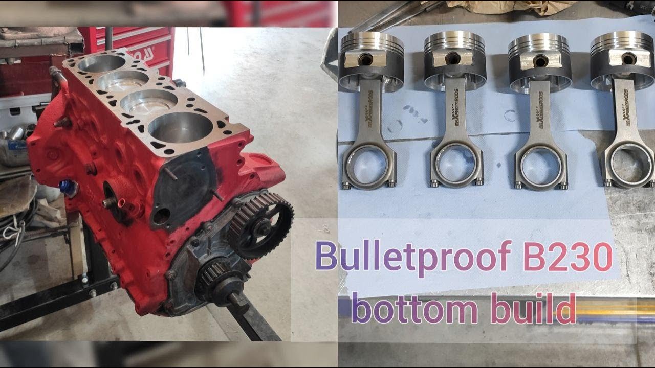 Сборка Усиленного блока Volvo B230/Building bulletproof block Volvo B230