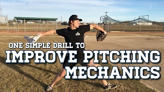 Improve Baseball Pitching Mechanics With This ONE Drill!