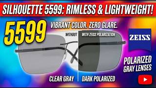 Richs Silhouette Titan Minimal Art 5599 with Zeiss Progressive Digital Lenses