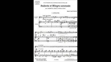 Andante & Allegro comodo, (Emile Baudrier)