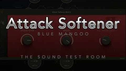 Attack Softener  by Blu Mangoo - Essential For Ambient Guitar & Keys - Tutorial for the iPad