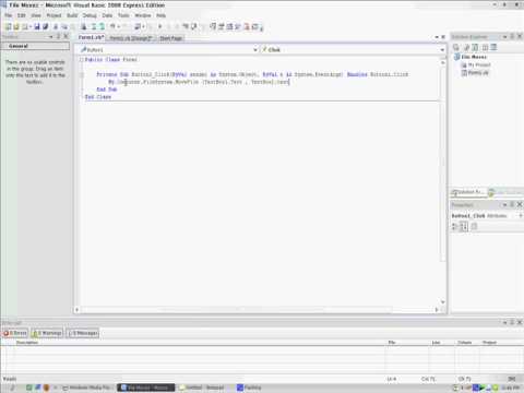 Visual Basic 2008 - How to make File Mover - YouTube