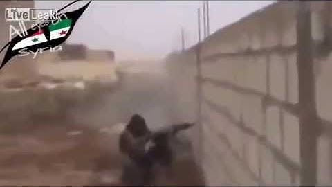 *GRAPHIC* ISIS Terrorist gets shot by Kurd Sniper-