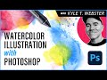 Protips watercolor illustration in photoshop with kyle t webster