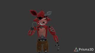 Foxy animation test prisma 3d