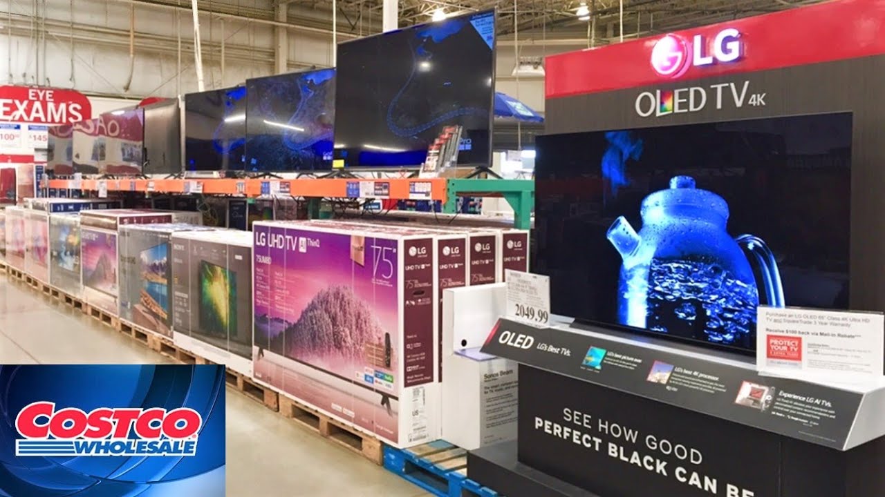 COSTCO TELEVISIONS SMART TVS SOUNDBARS PLAYBARS SHOP WITH ME SHOPPING