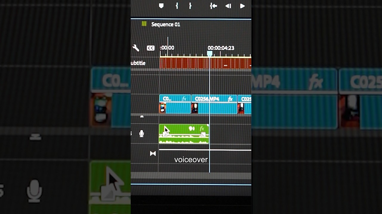 How to record voiceovers in adobe premiere pro