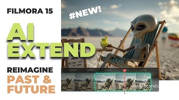 Re-Imagine Past & Future with AI EXTEND in Filmora 15 - Expand Clips with AI