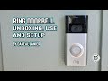 Ring doorbell unboxing, set up, and use