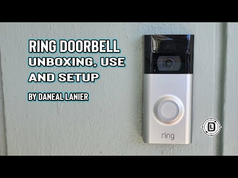 Ring doorbell unboxing,