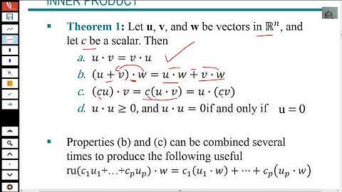 Linear Algebra Section 6.1