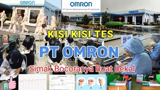 KISI KISI TES KERJA DI PT OMRON MANUFACTURING OF INDONESIA