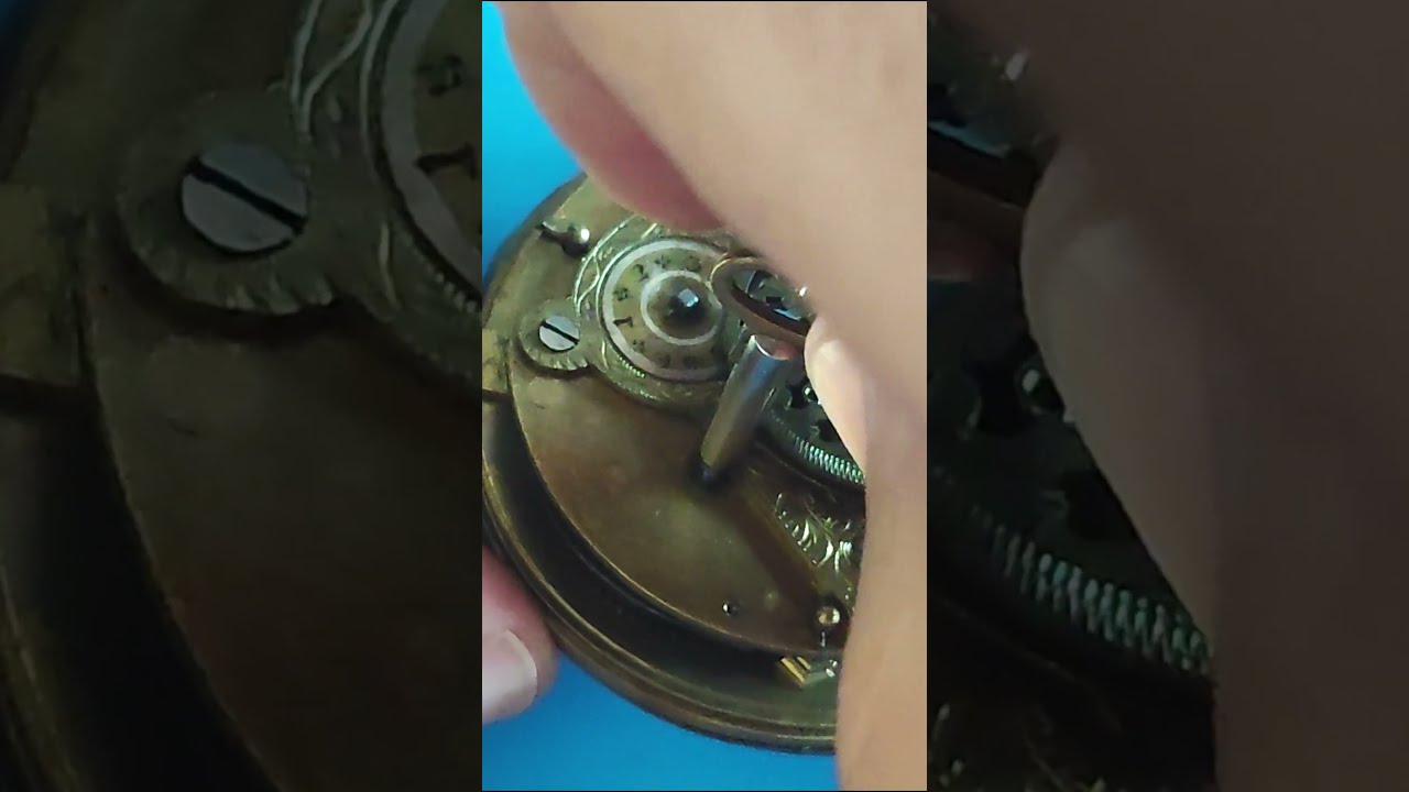 Inside A Gordon London Pocket Watch Verge Fusee Mechanism Explained Pocketwatch Watches