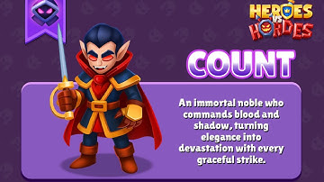 The Count Showcase - Heroes vs Hordes