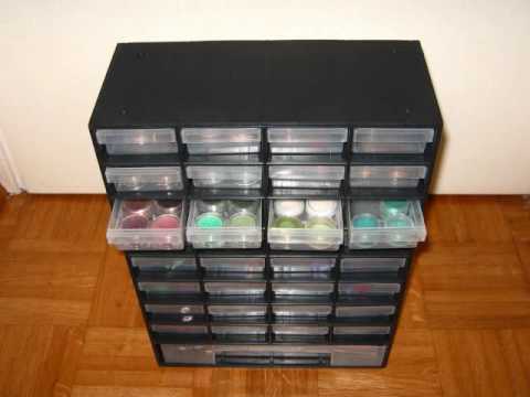 Toolbox as makeup organizer