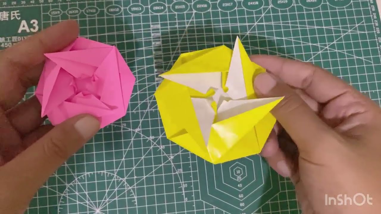 Fleur Camélia en Origami 🌸 | Tutoriel Facile Pas à Pas