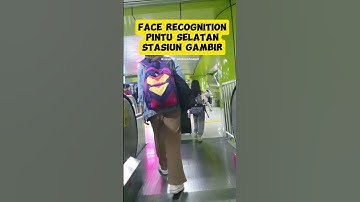 Face Recognition Pintu Selatan Stasiun Gambir #facerecognition #stasiungambir #stasiun #keretaapi