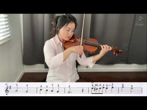 [Suzuki Violin Book2] No.1 Chorus from "Judas Maccabaeus" by G.F. Handel (60 BPM)