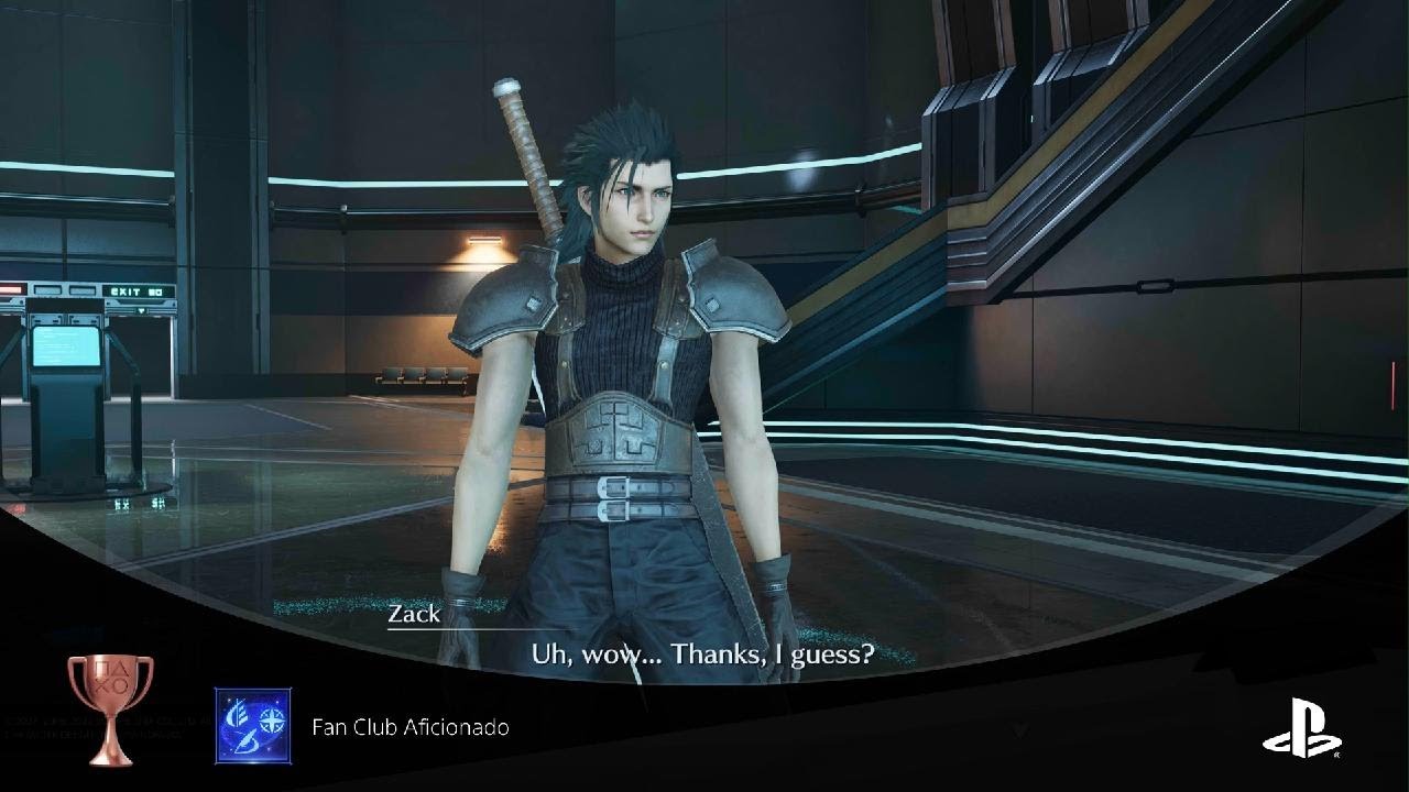 CRISIS CORE –FINAL FANTASY VII– REUNION: Fan Club Aficionado (BRONZE) Trophy