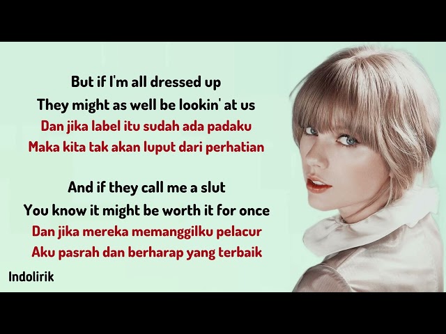 Taylor Swift - Slut! (Taylor’s Version) [From The Vault] | Lirik Terjemahan class=